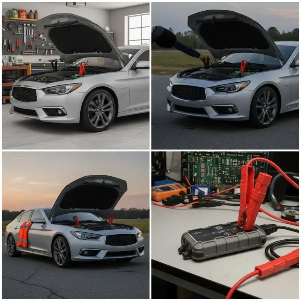 Jump-start without waiting for help
